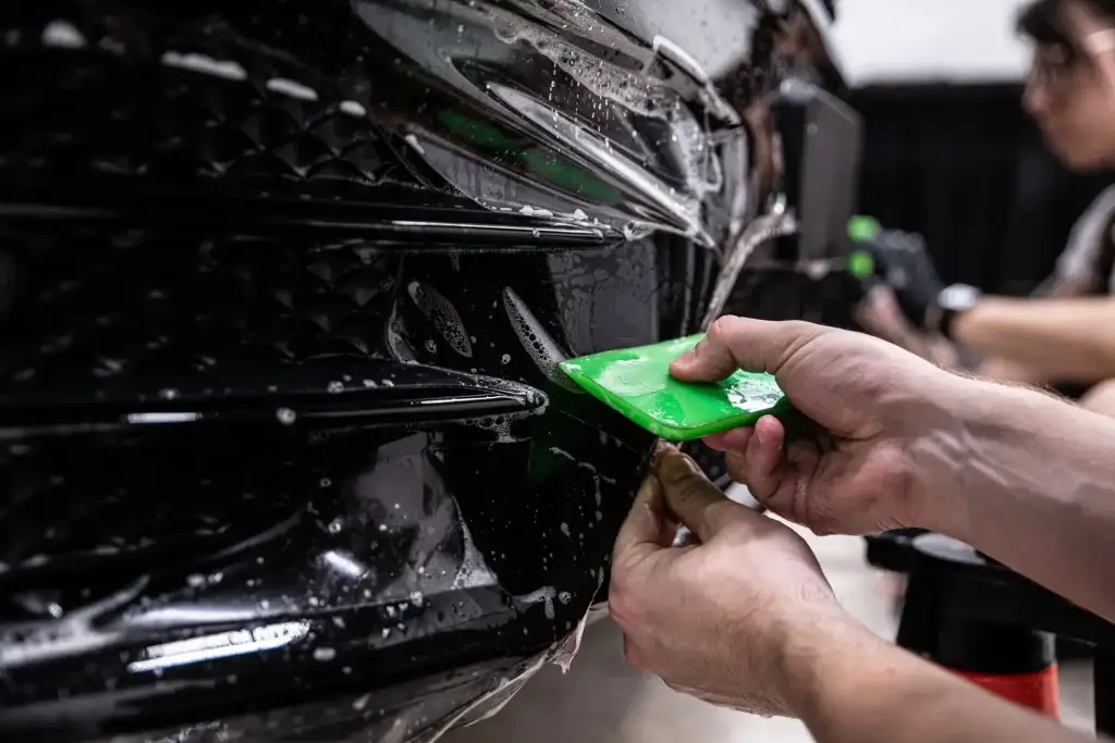 Process of PPF Installation at At Express Window Tinting & Paint Protection St. Louis