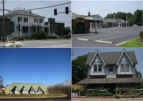 Busch's Grove, strip mall, Ladue Middle School, Ladue Market City of Ladue, Missouri