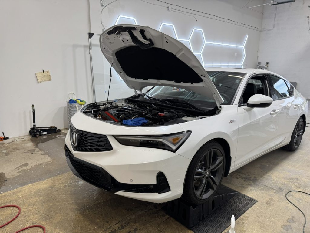 Working Process at Express Window Tinting & Paint Protection