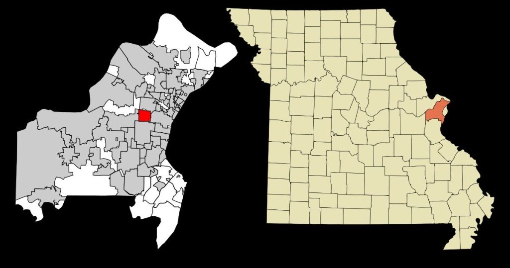 Location of Olivette, Missouri