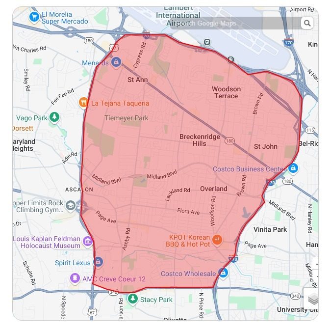 Scenic View of Overland, Missouri – A Vibrant City Near St. Louis